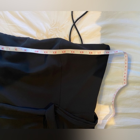 Flattering DressBarn Sz-12 ShimmeryBlackDress-ALL 4 Layers Hemmed w/Black Beads - Picture 9 of 16